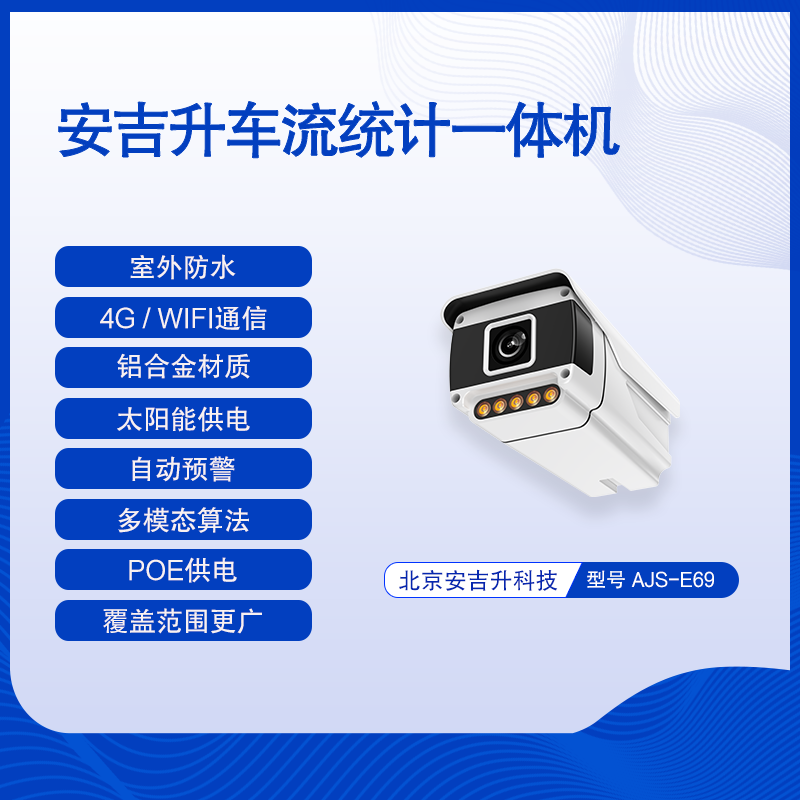 安吉升車流統計監控攝像機系統(支持防水和太陽能供電),助力千年文化景區精準管理車流!(圖1) 01.png